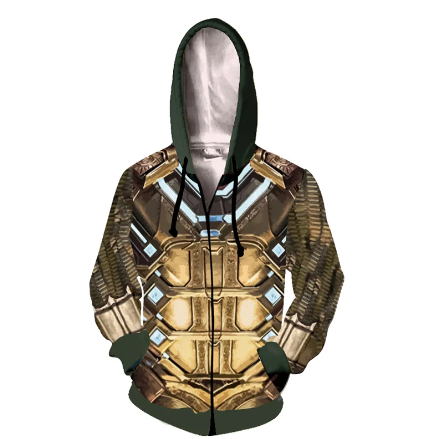 

Mysterio Quentin Beck Cosplay Costume Men's 3D Jacket Hoodie Sweatshirt