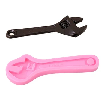 

3D Repair Tool Wrench Silicone Mold DIY Party Cake Decoration Tools Cooking Baking Mold Kitchen Mold