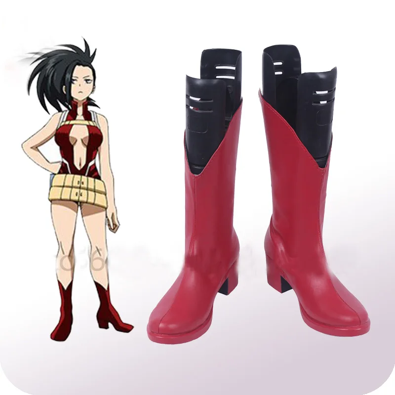 Мой герой Boku без Hero Академия YAOYOROZU ботинки для косплея героя аниме Наруто Момо
