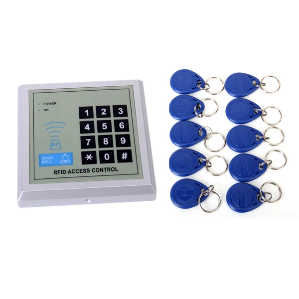Classical Appearance Useful Function RFID Door Lock Access Control System Safety Machine With 10 Keyfobs