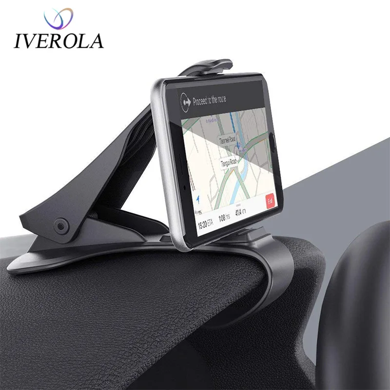 

Universal Dashboard Phone Holder Mobile Stand Cell Phone Bracket for iPhone X 6 7 8 Plus Huawei Universal Car Phone Clip Holder