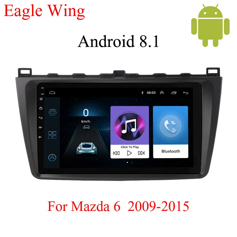 Android 8 1 автомобильный Радио мультимедийный плеер для Mazda 6 2009-2015 с Автомобильный dvd