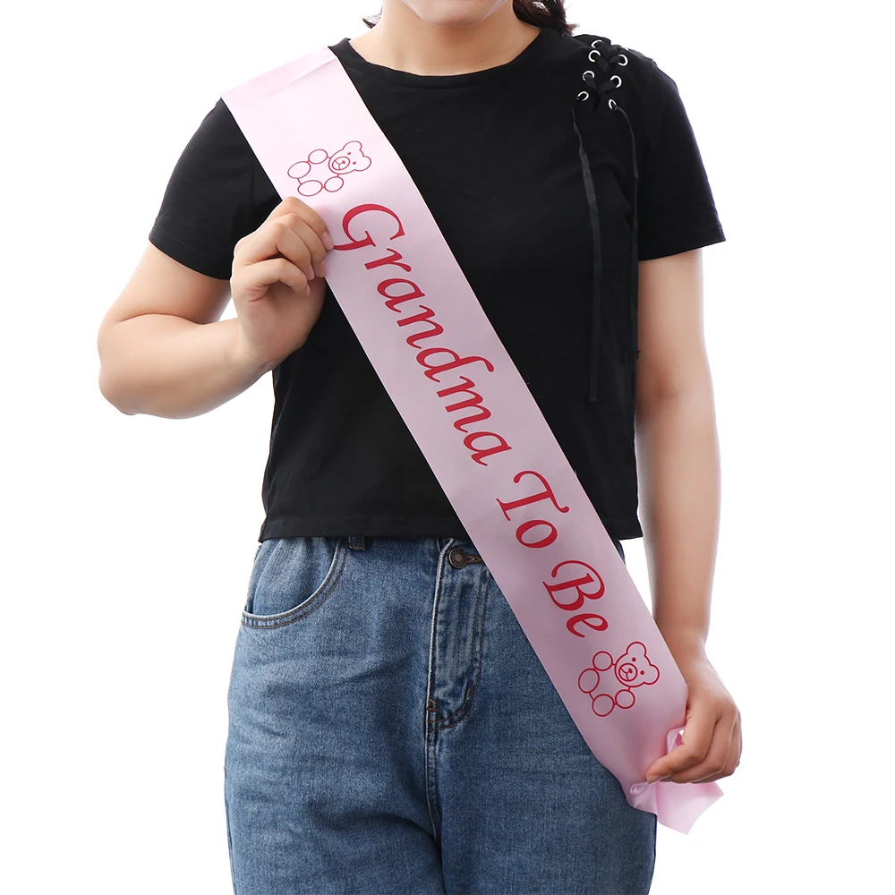 5 Styles Blue Mommy Mum To Be Sash Baby Boy Girl Baby Shower Decoration Sash Newborn Party Decoration Pregnant Mom Favor Gift