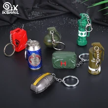 IKSNAIL Jedi survival Car мини брелки для ключей дымовая бомба игровой периферический брелок для ключей с масляным барабаном