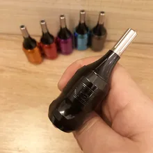 Один 27 мм супер черный Darklab Татуировки Ручка для иглы картриджи поставка