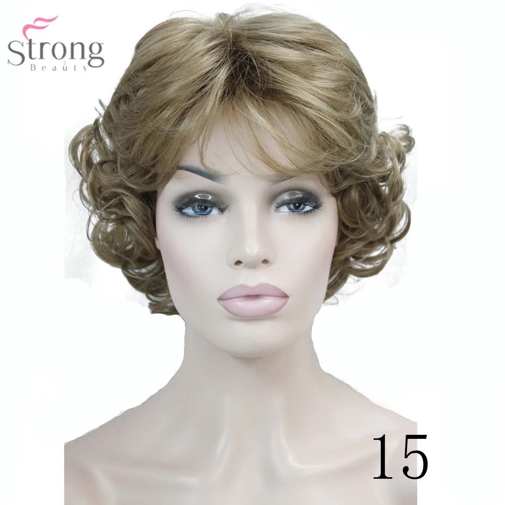 Women Short Curly Wigs E-221 15 (2)