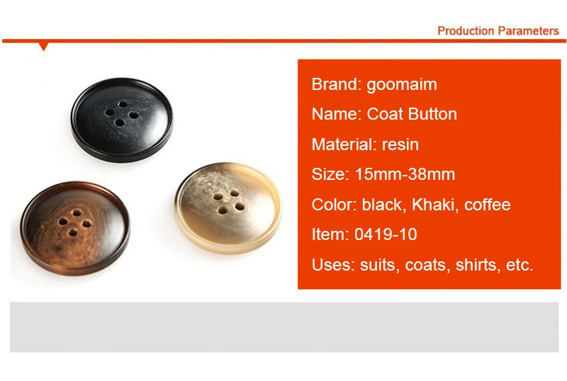 200 шт. высокого качества круглые кнопки 4 отверстия смолы пластиковые пуговицы швейные мужская одежда Flatback кнопки для одежды 15- 30 мм