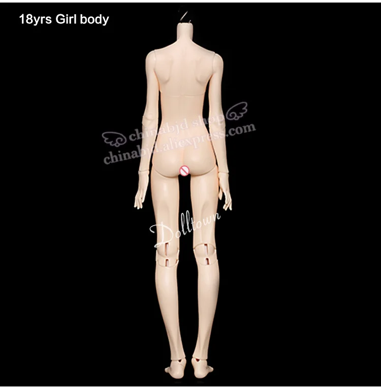 Dolltown 18yrs девушка тело только для 1/3 BJD SD Кукла Смола материал игрушки девушки Britbday подарок мода магазин запчасти