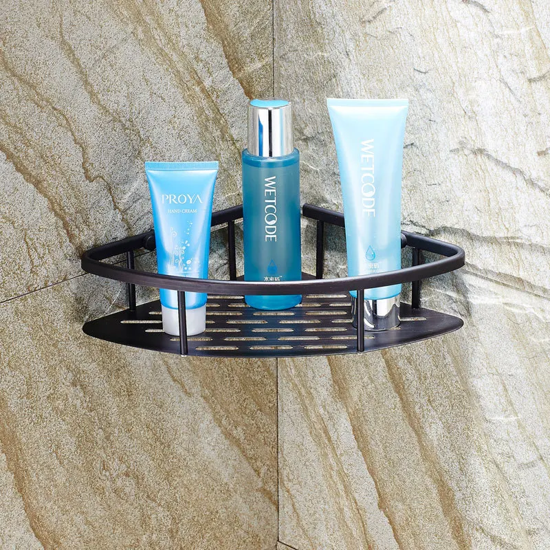 

Dark sector plate copper single basket toilet rack K0013