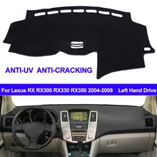 TAIJS Car Dashboard Cover Dash Mat For Lexus RX RX300 RX330 RX350 2004-2006 2007 2008 2009 Non-slip Sun Shade Pad Carpet Anti-UV