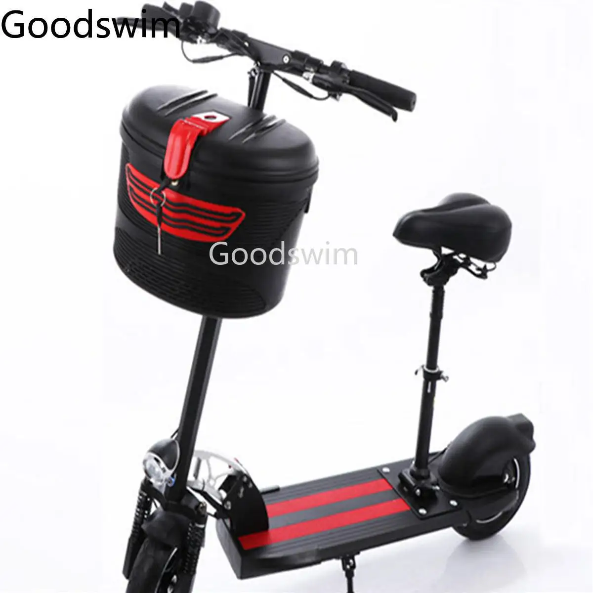 Plastic Basket with Lock for Xiaomi Mijia M365 M187 Ninebot Es1 Es2 Spin Bird SEALUP Electric Scooter E Bike Parts Plastic Basket with Lock for Xiaomi Mijia M365 M187 Ninebot Es1 Es2 Spin Bird SEALUP Electric Scooter E Bike Parts