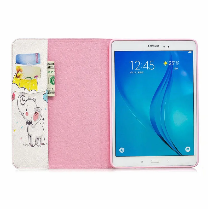 Модный чехол с рисунком панды для Samsung Galaxy Tab A 9 7 SM T555 T550 P555 смартфона планшета из