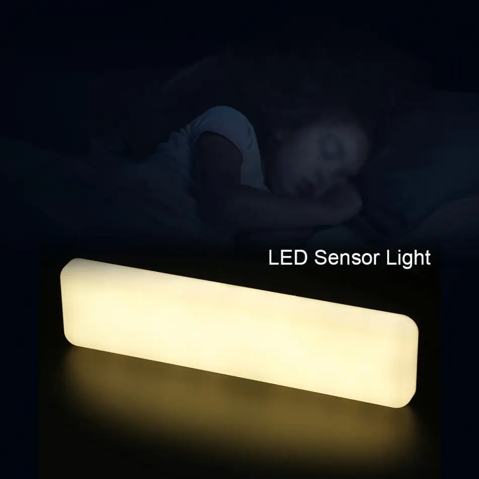 

LED Sensor Night Light Eye Protection Night Security Lamp USB Powered Security Sensor Lamp for Bedroom