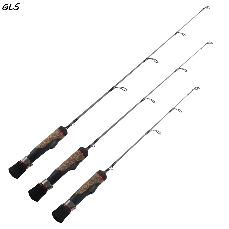 41-56CM mini Anti-skid Winter Fishing Rods Ice Fishing Rods Winter Ice Sea Fishing Tackle Tool