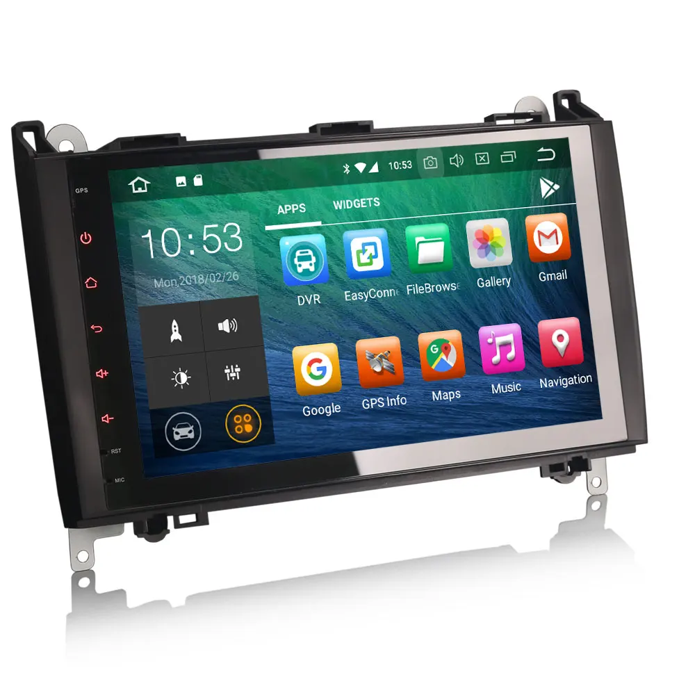 Sale Erisin ES7801B 9" Android 8.0 Octa core 4G RAM Car DVD GPS Radio DVR DAB+ DVD For Benz A/B Class Sprinter Viano Vito 2