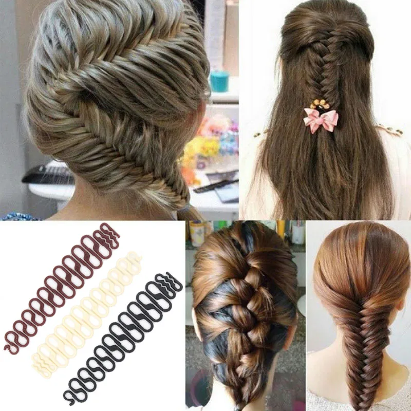 

Furling 1 X Women Girls Hair Braiding Tool Roller Magic Twist Styling Bun Maker Locks Weaves Hair Band Accessories