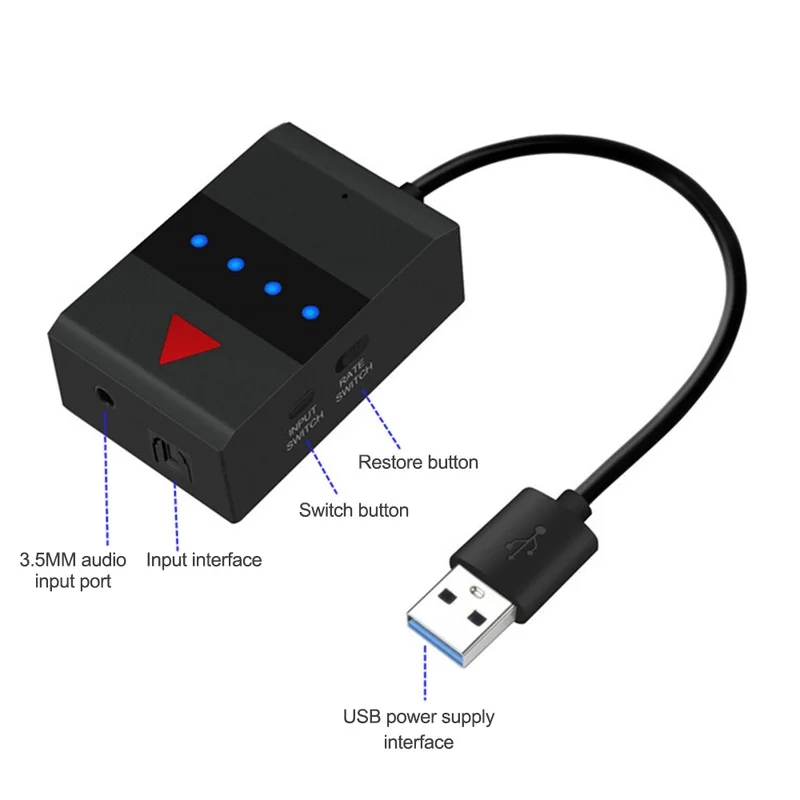 Домашний Беспроводной передатчик Bluetooth V4.0 3 5 мм USB беспроводной аудиоадаптер
