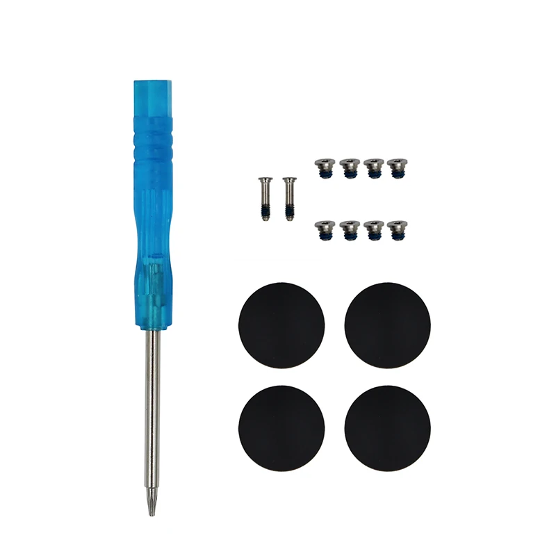 

4pcs/lot Bottom Case Rubber Foot Pad Stand Laptop Replacement Feet Base for MacBook Air Pro Retina + Screws + Screwdriver
