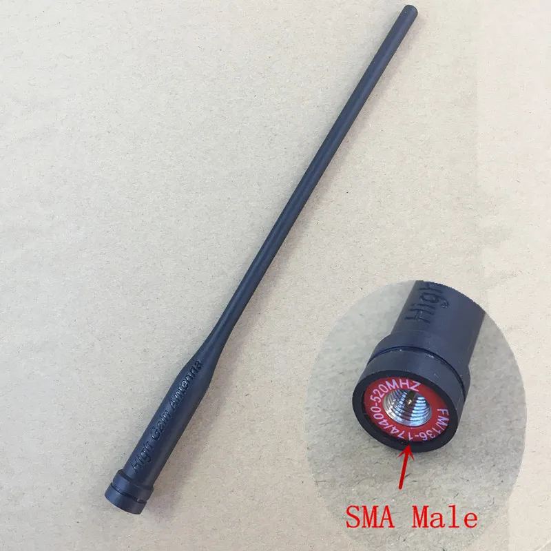 Honghuismart длинная антенна с высоким коэффициентом усиления SMA Мужская UHF VHF