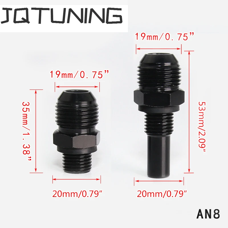 JQTUNING 6 AN6 AN8 x 1/4NPS 4L80E адаптер трансмиссионного масляного радиатора фитинги 1997