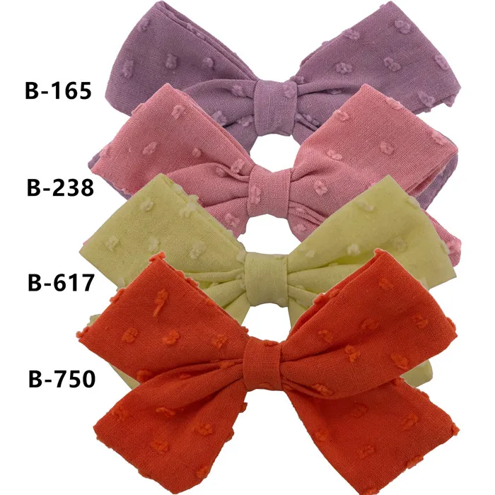 Bubble Set 3 4 шт. тканевые заколки-бантики для волос заколки для волос эксклюзивные тканевые заколки для волос для маленьких девочек аксессуары для волос - Цвет: Bubble Set 3
