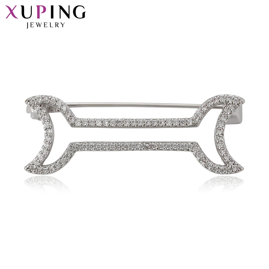 

Xuping Natural Fashionable Brooch with Synthetic Cubic Zircon for Women Valentine's Day Jewelry Gifts S121.1-Brooches-46