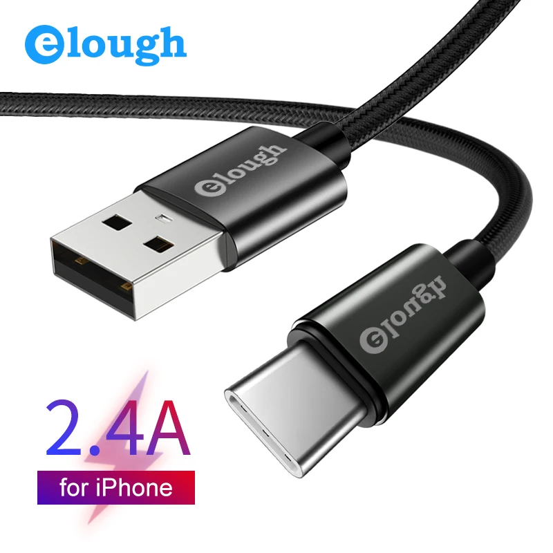 

Elough usb cable for Apple charge for iPhone X 5 6 7 8plus for iphone charging cable cabo 2m cable charge for iphone charging