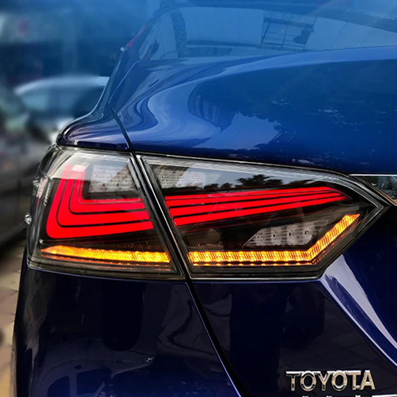 Автомобильный Стайлинг для 2018 Toyota Camry задние фонари светодиодная задняя фара DRL +