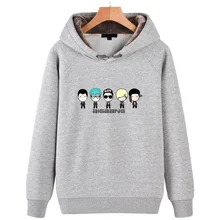 Hooded sweater male 2017 Korean version of the new plus velvet thick young men with hat tide students sports Hoodies