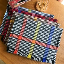 Аксессуары для одежды, шарфы и палантины, осенне-зимний шарф в клетку