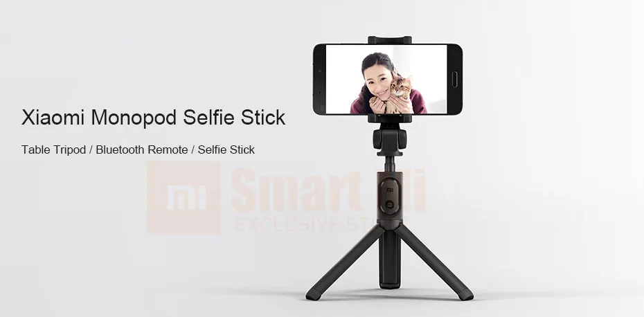 Xiaomi складной Ручной штатив селфи палка monopod selfiestick Bluetooth с беспроводным затвором для Android и iPhone