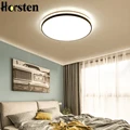 Horsten led 천장 조명 원격 제어 36 w 5cm 얇은 침실 천장 조명 8 28 평방 미터 현대 집 조명-에서천장 조명부터 등 & 조명 의