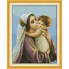 Joy Sunday Holy mother and son series Pattern Canvas DMC Counted Chinese Cross Stitch Kits Printed  Embroidery Set Needlework ► Photo 3/6