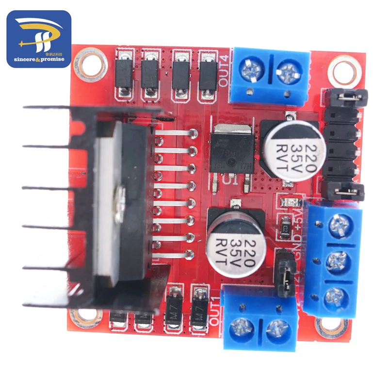 2 канал pvм L298N регулировки скорости новый двойной h мост DC шаговый двигатель