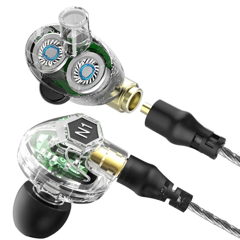 

VJJB N1 In-ear computer DIY mobile phone ear universal cable control Bluetooth heavy subwoofer sports headphones