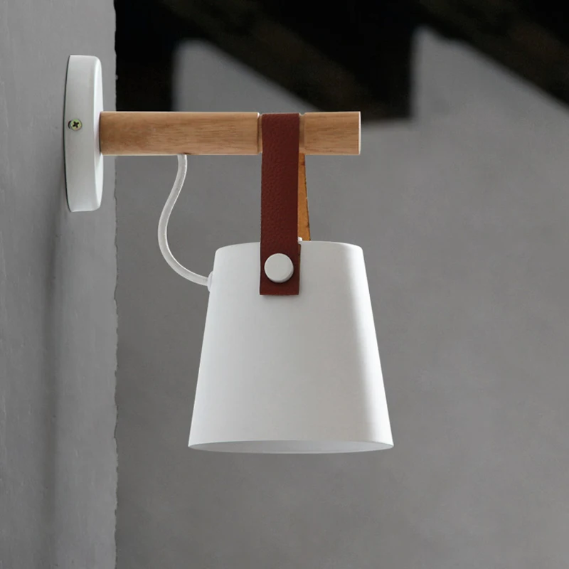 LED-Wall-Lamps-Abajur-for-Living-Room-Wall-Sconces-Light-E27-Nordic-Wooden-belt-Wall-Light (2)