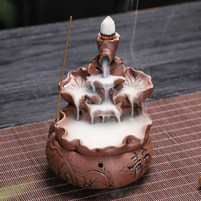 Ceramic backflow incense burner Cerative aromatherapy incense burner