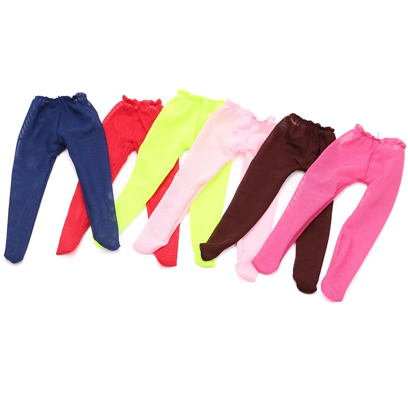 

18 inch Girls doll clothes accessories 6 color silk stockings Baby toys leg pants fit 43 cm baby dolls c26