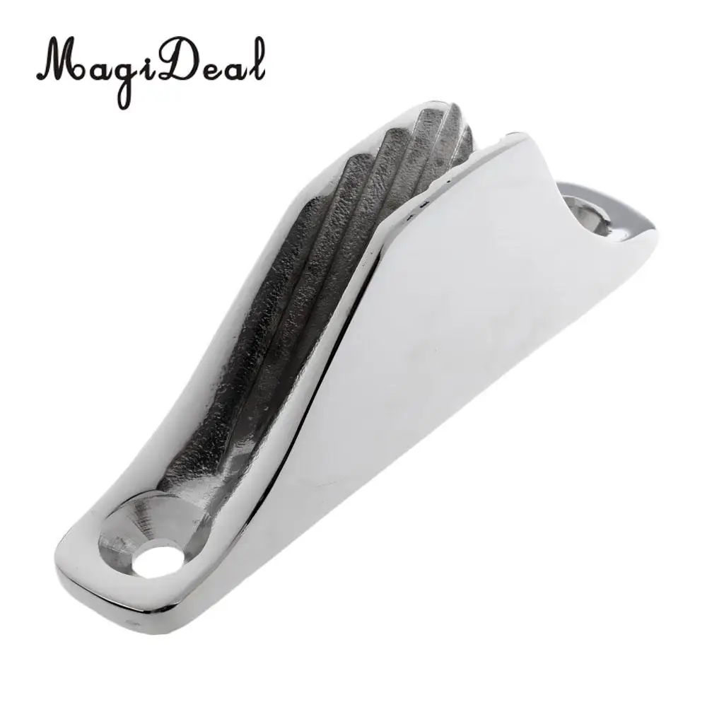 MagiDeal Sailing Boat Stainless Steel Clam Cleat Rope Cleat Jam Cleat