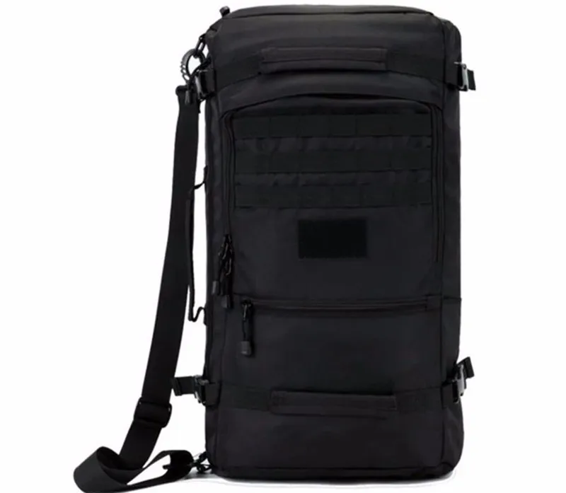 Многофункциональная спортивная сумка На открытом воздухе, военные тактические сумки, водонепроницаемые Оксфордские походные износостойкие сумки, рюкзаки для ноутбуков - Цвет: Black