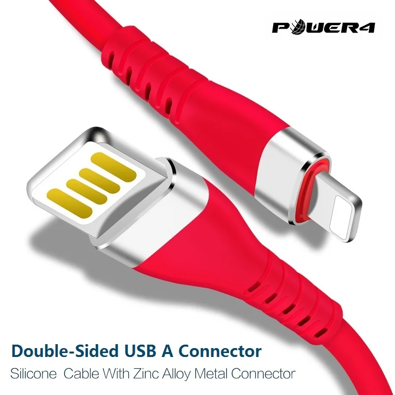 Противозамерзающий USB кабель Power4 для iPhone шнур быстрой зарядки Lightning провод Apple