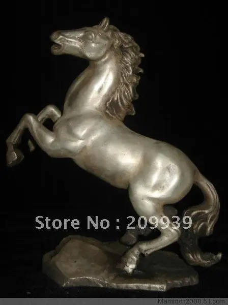 

Old Chinese Silver Horse Statue (A0314)