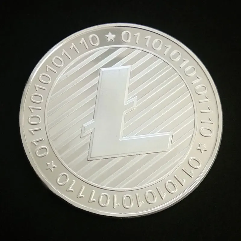 Litecoin криптовалюта коллекция памятные Lite монеты Золото Серебро Цвет LTC не