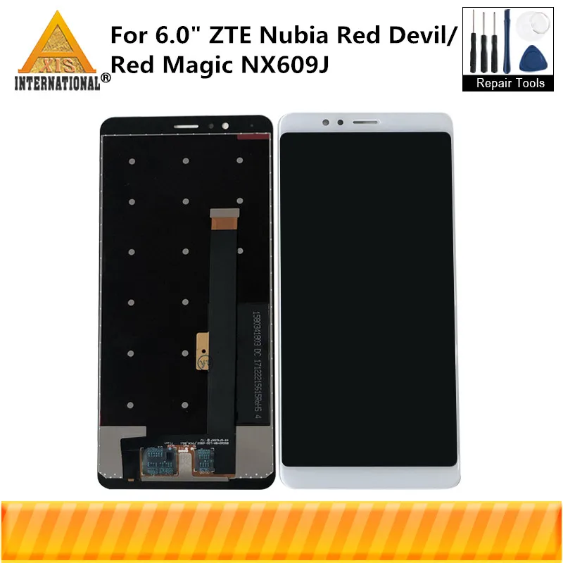 Для 6," zte Nubia Red Devil Red Magic NX609J Axisinternational ЖК-дисплей+ сенсорная панель дигитайзер в сборе