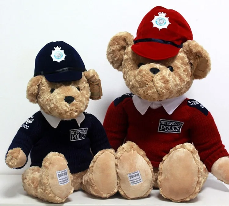 big teddy bear with cap
