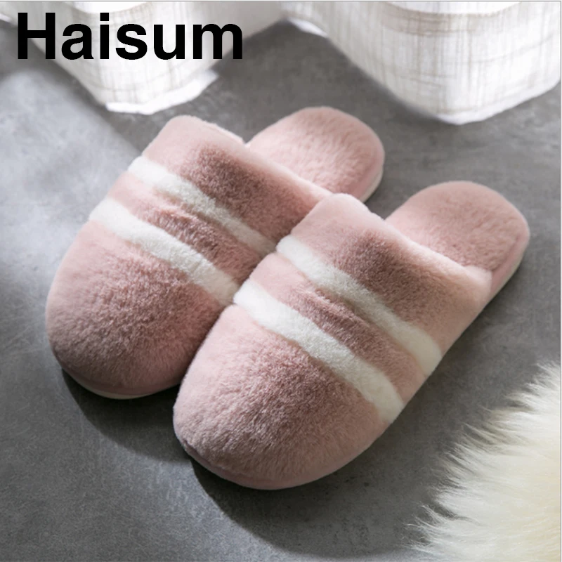 

Winter new cotton slippers woman home plush cotton slippers indoor cotton slippers MTX1807