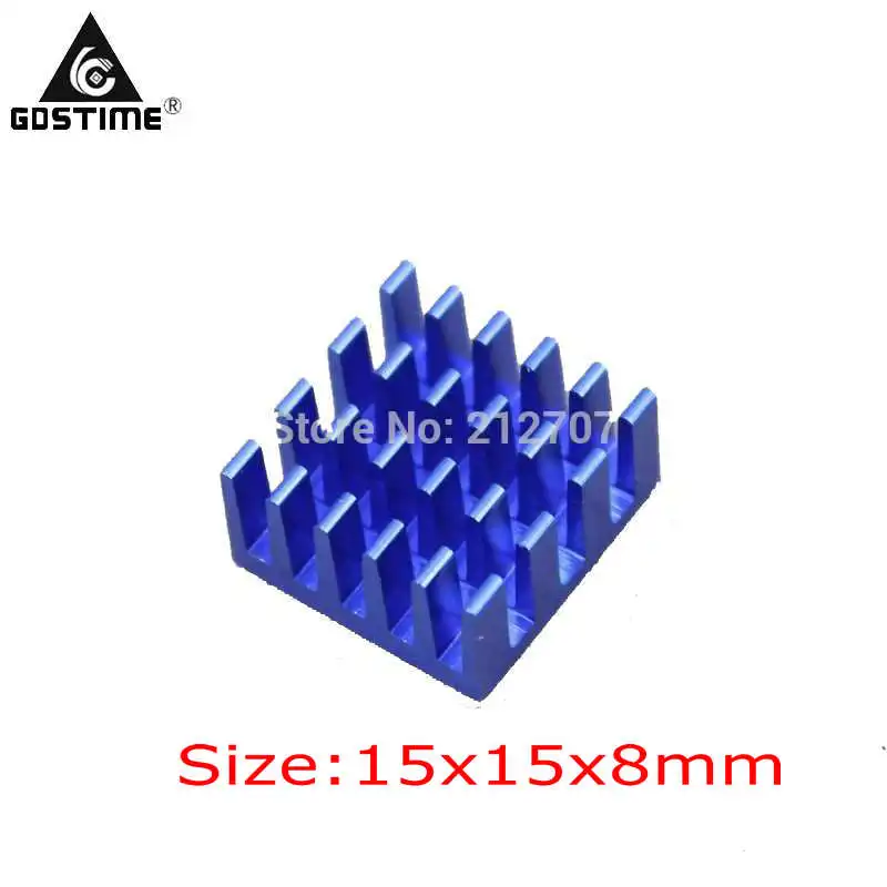 

8pcs/set Blue IC LED VGA Card DDR Xbox360 Heat Sink Cooling Cooler Heatsinks 15 x 15 x 8mm