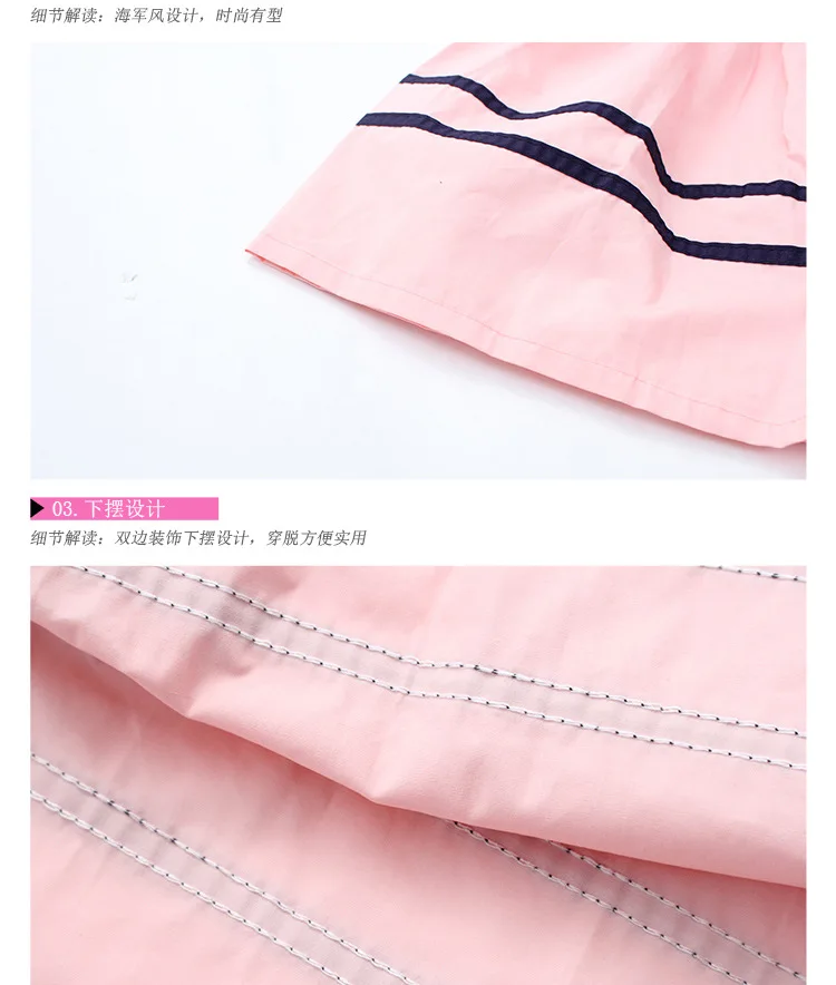 3-12 y girls summer dress sleeveless a-line dresses girl navy style kids dresses for girls princess dress big bow  (6)