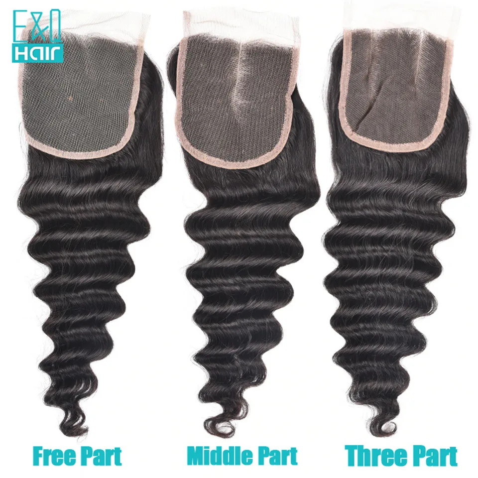 loose deep lace closures (4)