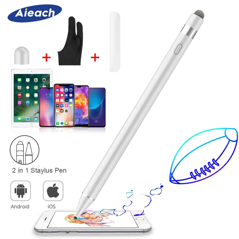 Цена Активный карандаш стилус для Apple iPhone iPad рисунок емкостный сенсорный стилус ручка для huawei Xiaomi телефон samsung S8 S9 S10 Plus